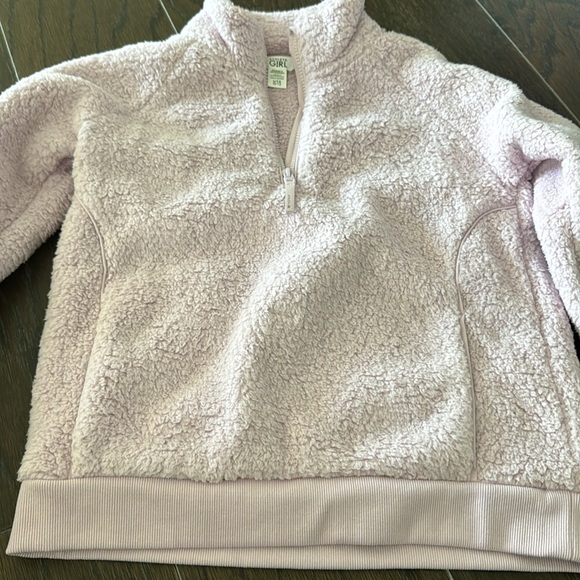 Athleta girls Sz L/12 Sherpa 1/4 pullover - Picture 5 of 6